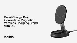 BoostCharge Pro Convertible Magnetic Wireless Charging Stand with Qi2 15W