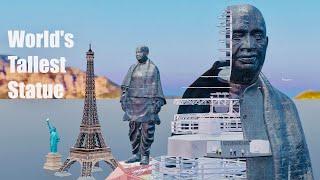 How The World's Tallest Statue Was Built? | The Statue of unity | 3D Animation@Learnfromthebase
