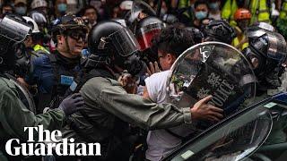 Hong kong police fire teargas as thousands rally against China's new security law