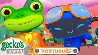 Dia do Herói! | 2 HORAS DO GECKO! | Garagem do Gecko | Desenhos Animados Infantis em Português