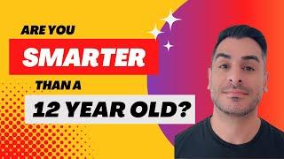 Are you smarter than a 12 year old!? Try answering these 20 general knowledge quiz questions and see