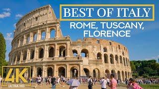 Best of Italy from 4K Urban Life Channel - Rome, Florence & Tuscany Areas - Scenic City Life Video