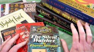 ASMR Book Haul  (whispered, page rubbing, book tapping)