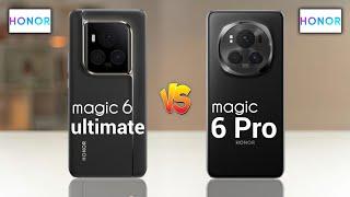 Honor Magic 6 Pro 5G Vs Honor Magic 6 Ultimate 5G