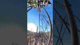 Would you ride this INSANE rollercoaster named X2? #shorts