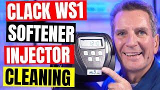 Water Softener Troubleshooting How to Clean Clack WS1 Injector