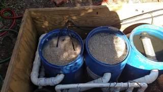 18000 gal pond filtration system