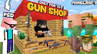 I OPENED A GUN SHOP IN MINECRAFT...