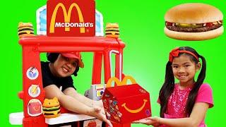 Emma Pretend Play Happy Meal McDonalds Drive Thru