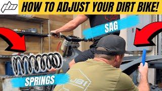 Dirt Bike Suspension vs Chassis EP.2 | Sag and Springs EXPLAINED