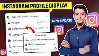 Instagram reels profile display || Instagram new update || Instagram reels grid display