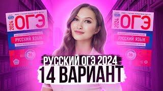 Разбор ОГЭ по русскому 2024. Вариант 14. Дощинский Цыбулько | Лина Гагарина - Онлайн Школа EXAMhack