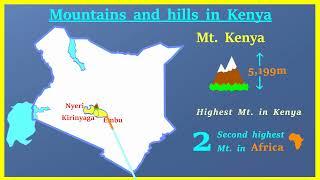 Mountains and hills  in Kenya