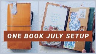 One Book July 2022 | Chic Sparrow Traveler's Notebook