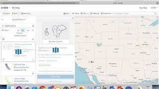 ArcGIS california Fire