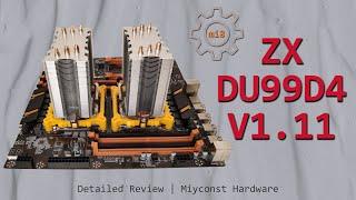  Detailed review of ZX-DU99D4 V1.11 Dual Socket LGA 2011-3 | E5-2678 V3 | E5-2620 V4