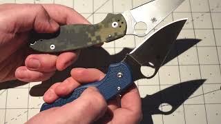 Spyderco Para 3 vs Para 3 Lightweight
