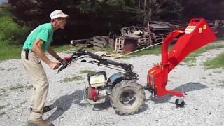 Caravaggi TRX50 High-Speed Chipper for Walk-Behind Tractors