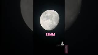 Watch Moon With different eyepieces. #telescope #shorts #astronomy #astrophotography