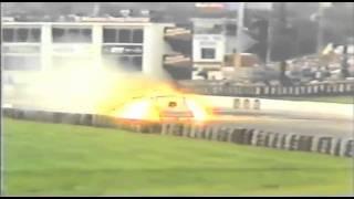 Gary phillips 1985 Funny Car Crash