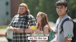 RBC Admissions Fair July 17th