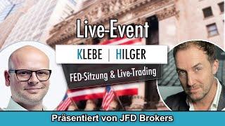 Das Event auf das die Märkte warten! Dialog & Live-Trading zur FED (M. Klebe, D. Hilger)