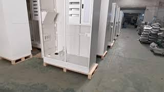 Sheet metal equipment cabinet fabrication