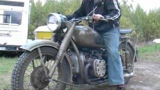 Ural motorcycle 1952