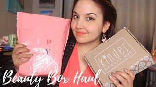 Beauty Box Unboxing - IPSY, Boxycharm & Kinder~