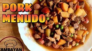 PORK MENUDO | GINAMAY | EASY TO COOK NEGOSYO RECIPE | Tambayan Cooking Lutong Bahay