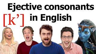 EJECTIVE CONSONANTS in ENGLISH: Why do English speakers pronounce /k/ like that?