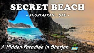 SECRET BEACH KHORFAKKAN | Hidden Paradise of UAE | HEART BEACH | HIDDEN BEACH | Malayalam Vlog