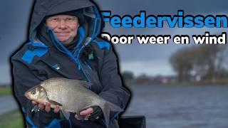 Door weer en wind! ️️ Feedervissen in winterse omstandigheden | Arnout Van de Stadt