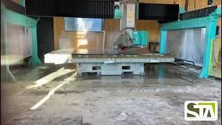 5 Axis CNC Stone Cutting Bridge Saw for Countertop with Granite, Marble, Quartz