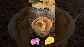 CHEESE ICE CREAM ONE IN MALAYSIA ONLY AT @MADU3BEEMALAYSIA 