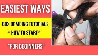 HOW TO make Box Braids IN 5 EASY WAYS EP.09|Tutorial for Beginners #knotlessbraids