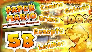 PAPER MARIO: DIE LEGENDE VOM ÄONENTOR ️ #58: Casino, Galerie, Lexikon, Rezepte, Orden & Gold-Mario