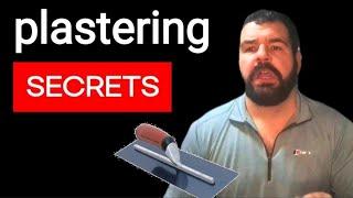 PLASTERER REVEALS HIS SECRET HACKS. episode #1