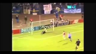 unbelievable free kick goal by mikael nilsson vs PSV