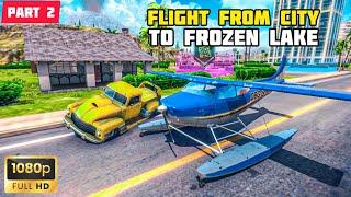 FLIGHT FROM VOLCANO CITY TO FROZEN LAKE PART 2 | OFF THE ROAD HD OPEN WORLD DRIVING GAME