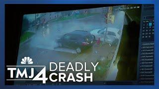 Surveillance video: Pedestrian killed in crash in Milwaukee