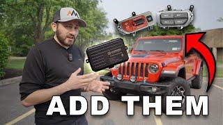 Jeep Wrangler / Gladiator Upgrade: Add Aux Buttons and Locker Switches with Z Automotive AUX KIT