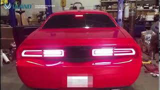 VLAND LED Tail Lights For Dodge Challenger 2008-2014 With Sequential Indicators Turn Signals