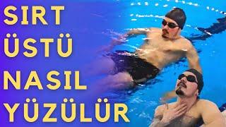 SIRT YÜZME, SIRT AYAK VURUŞU (SIRT ÜSTÜ SUYA YATMA)  HEMEN ÖĞREN ! BACK SWIMMING BY YÜZME HOCAM