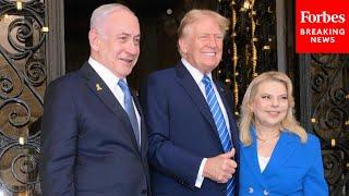 BREAKING NEWS: Donald Trump Meets With Benjamin Netanyahu At Mar-A-Lago