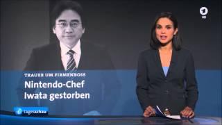 (Tagesschau) Nintendo presedent Iwata ist Tot