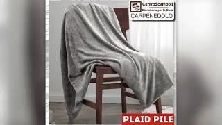 COPERTE IN PILE PLAID IN PILE TINTA UNITA    CENTRO SCAMPOLI CARPENEDOLO   SHOPCENTROSCAMPOLI COM