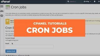 cPanel Tutorials - Cron Jobs