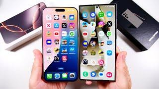 iPhone 16 Pro Max vs Galaxy S24 Ultra - Which is Better for YOU