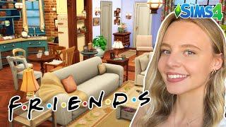 I built Monica's apartment from Friends in The Sims 4